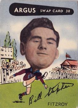 1954 Argus Football Swap Cards #38 Bill Stephen Front